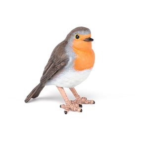 Figurine Rouge-gorge Papo en PVC, thème oiseaux, Collection Animaux des jardins, jouet éducatif idéal pour enfants et collectionneurs