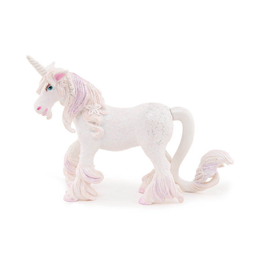 Figurine La licorne enchantée Papo en PVC, Collection Monde enchanté, jouet éducatif idéal pour enfants