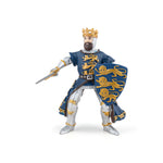 Roi Richard bleu Papo en PVC, Collection Médiéval, jouet éducatif idéal pour enfants et collectionneurs