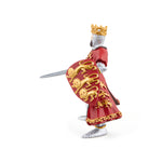 Roi Richard rouge Papo en PVC, Collection Médiéval, jouet éducatif idéal pour enfants et collectionneurs