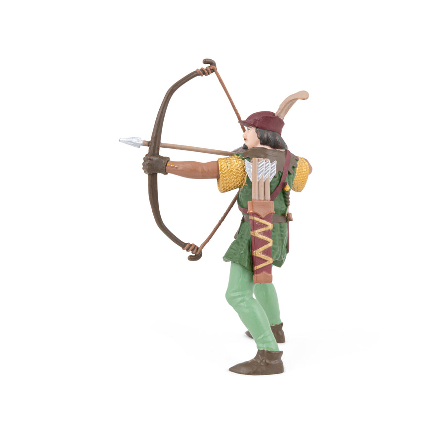 Robin des bois debout Papo en PVC, Collection Médiéval, jouet éducatif idéal pour enfants et collectionneurs