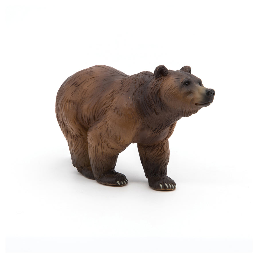 Figurine Ours des Pyrénées Papo en PVC, thème forêt, Collection Animaux sauvages, jouet éducatif idéal pour enfants et collectionneurs