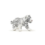 Figurine Bébé tigre blanc Papo en PVC, thème félins, Collection Animaux sauvages, jouet éducatif idéal pour enfants et collectionneurs