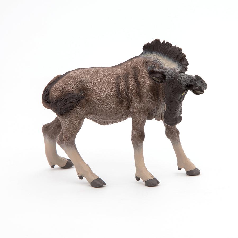 Figurine Gnou Papo en PVC, thème savane, Collection Animaux sauvages, jouet éducatif idéal pour enfants et collectionneurs
