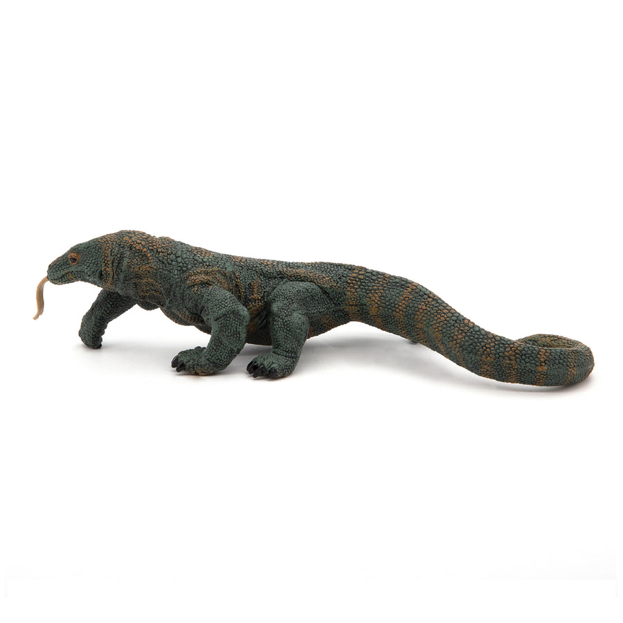 Figurine Dragon de Komodo Papo en PVC, thème reptiles, Collection Animaux sauvages, jouet éducatif idéal pour enfants et collectionneurs