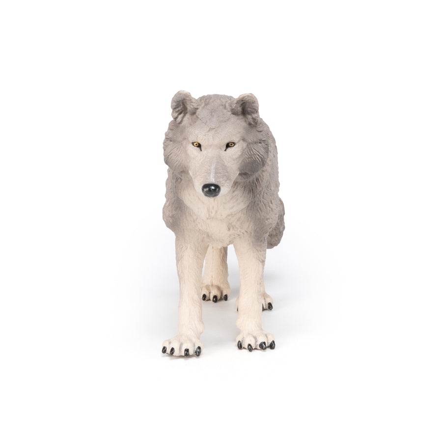 Grand loup Papo en PVC, Collection figurines géantes, jouet éducatif idéal pour enfants