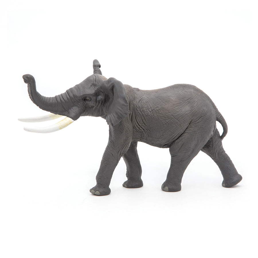 Figurine Éléphant Papo en PVC, thème savane, Collection Animaux sauvages, jouet éducatif idéal pour enfants et collectionneurs