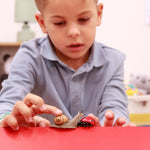 Escargot Papo en PVC, Collection Animaux des jardins, jouet éducatif idéal pour enfants et collectionneurs