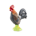 Figurine Coq gaulois Papo en PVC, thème basse-cour, Collection Vie à la ferme, jouet éducatif idéal pour enfants et collectionneurs