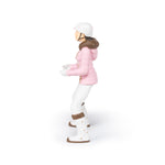 Figurine Cavalière fashion hiver Papo en PVC, Collection chevaux, jouet éducatif idéal pour enfants et collectionneurs
