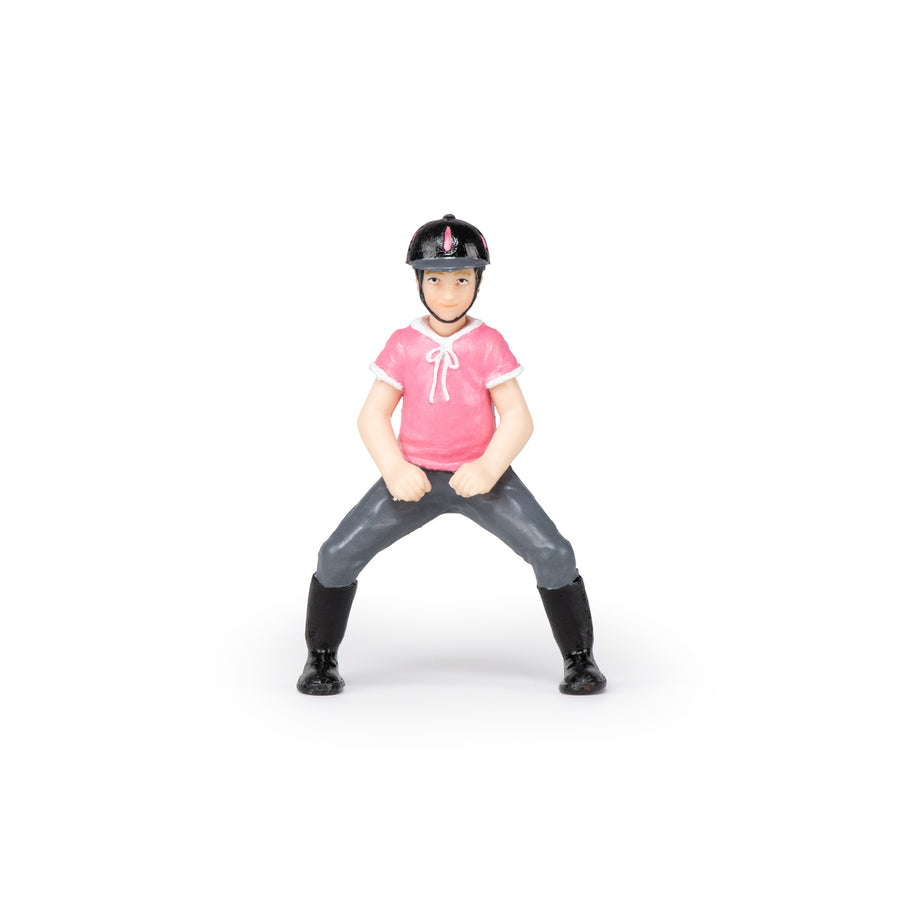 Figurine L'enfant cavalière Papo en PVC, Collection chevaux, jouet éducatif idéal pour enfants et collectionneurs