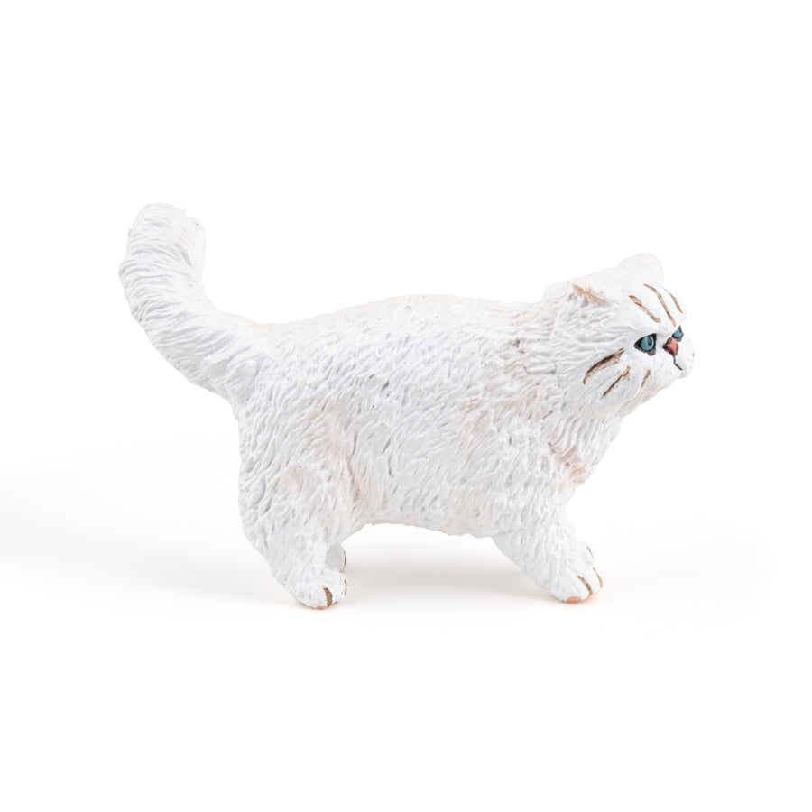 Figurine Chat persan Papo en PVC, Collection chiens et chats, jouet éducatif idéal pour enfants et collectionneurs